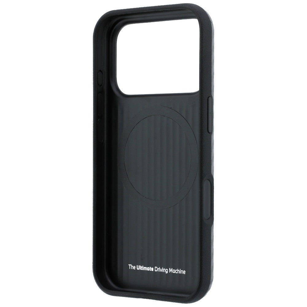 BMW M Carbon Metal Logo MagSafe Case for iPhone 17 Pro Max / 18 Pro Max - Gray_6