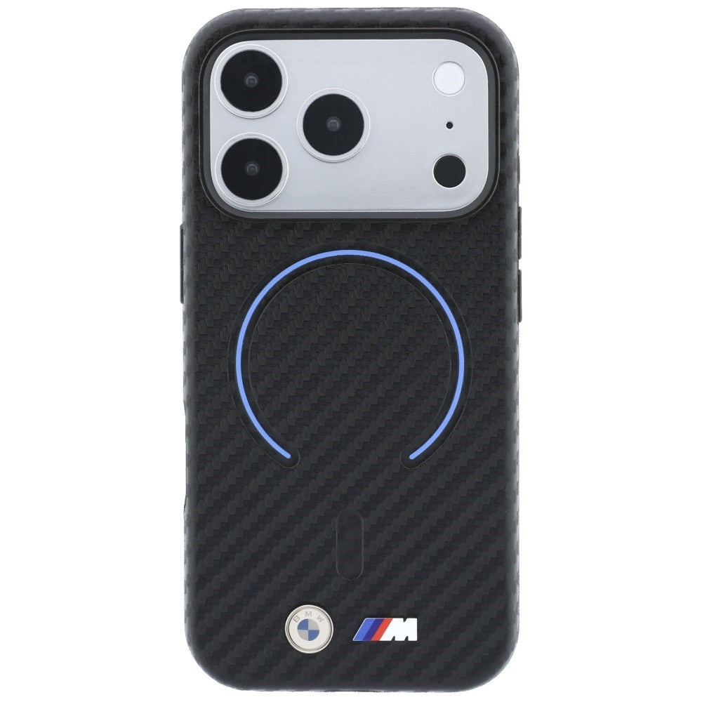 BMW M Carbon Printed Ring MagSafe Case for iPhone 17 Pro / 18 Pro - Black_2