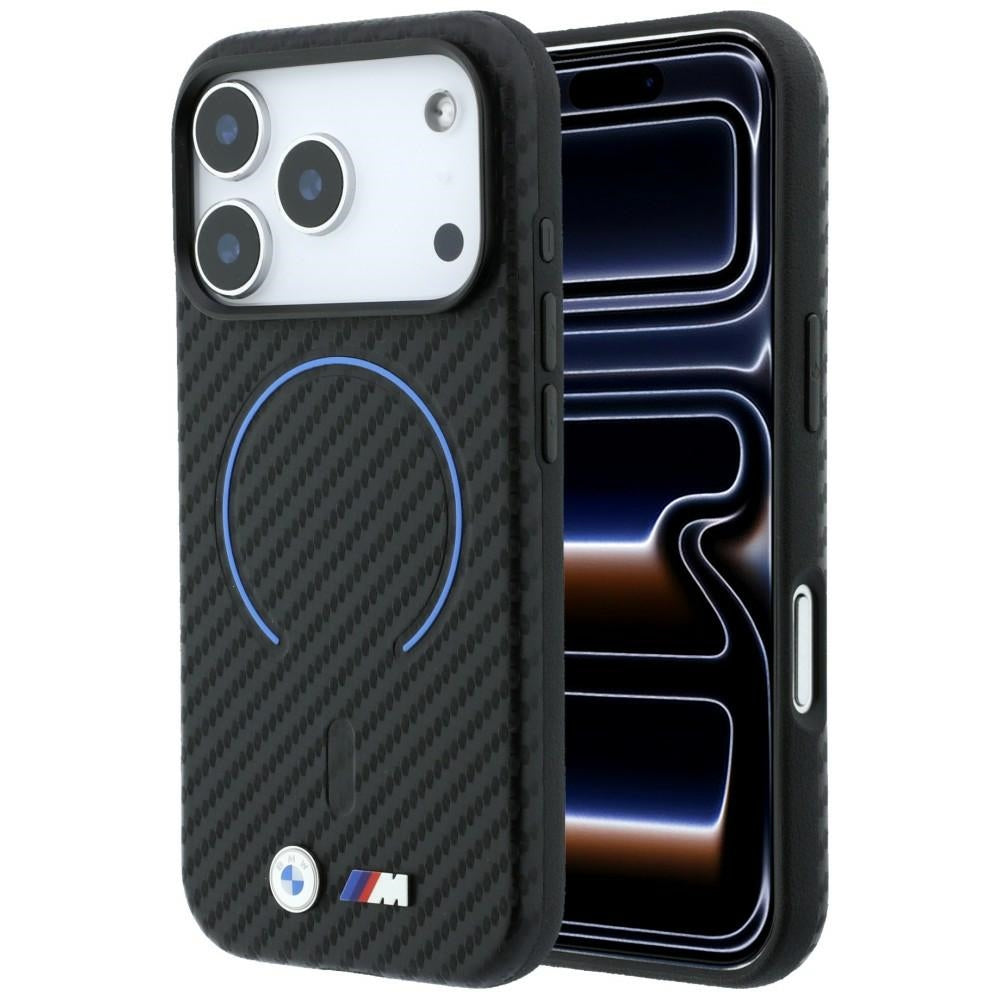 BMW M Carbon Printed Ring MagSafe Case for iPhone 17 Pro Max / 18 Pro Max - Black_0