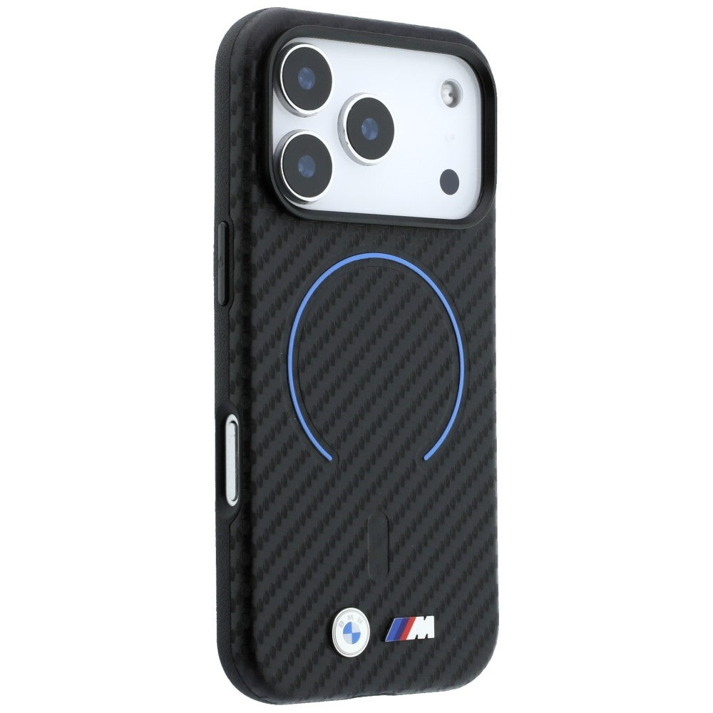 BMW M Carbon Printed Ring MagSafe Case for iPhone 17 Pro Max / 18 Pro Max - Black_3