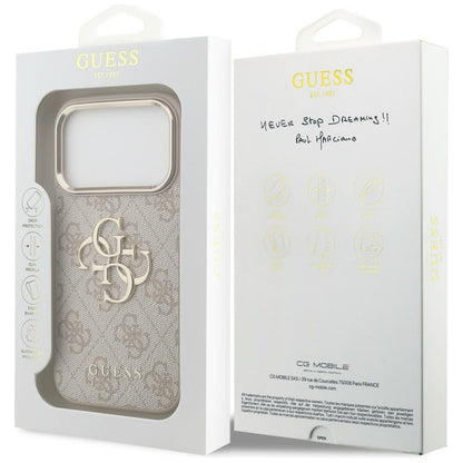 Guess 4G Big 4G Classic Logo Case for iPhone 17 Pro / 18 Pro - Rose Gold_7