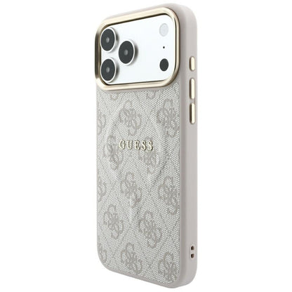 Guess Embossed 4G Classic MagSafe Case for iPhone 17 Pro / 18 Pro - Pink_1