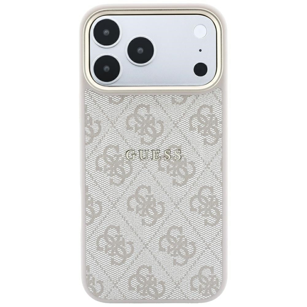 Guess Embossed 4G Classic MagSafe Case for iPhone 17 Pro / 18 Pro - Pink_2
