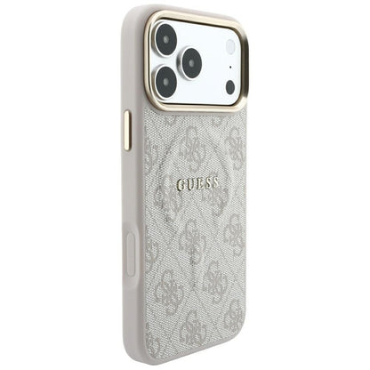 Guess Embossed 4G Classic MagSafe Case for iPhone 17 Pro / 18 Pro - Pink_3