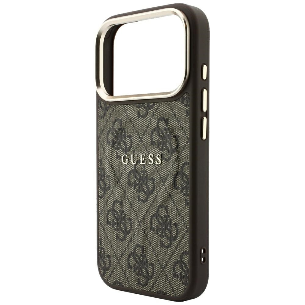 Guess Embossed 4G Classic MagSafe Case for iPhone 17 Pro Max / 18 Pro Max - Brown_5