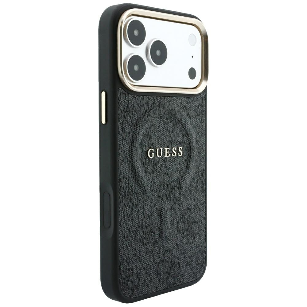Guess Embossed 4G Classic MagSafe Case for iPhone 17 Pro Max / 18 Pro Max - Black_3