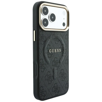 Guess Embossed 4G Classic MagSafe Case for iPhone 17 Pro Max / 18 Pro Max - Black_3