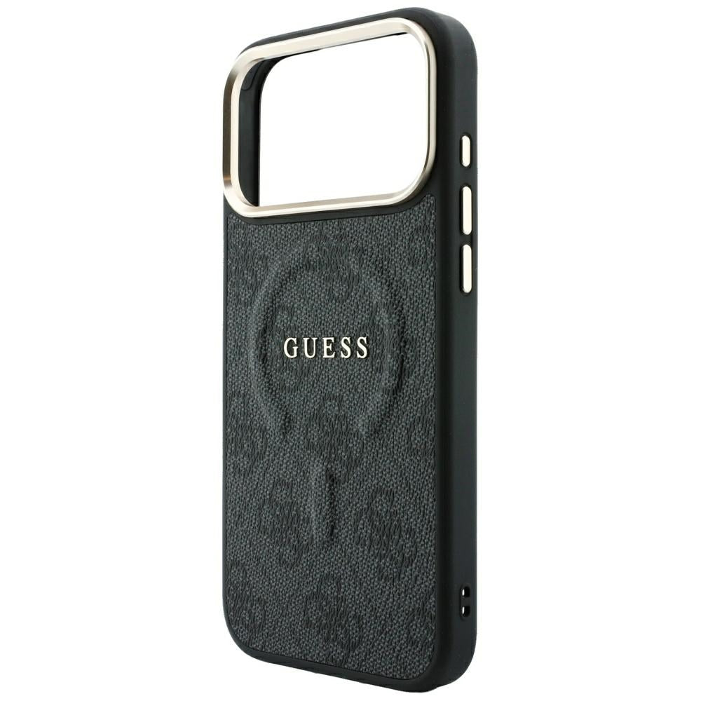 Guess Embossed 4G Classic MagSafe Case for iPhone 17 Pro Max / 18 Pro Max - Black_5