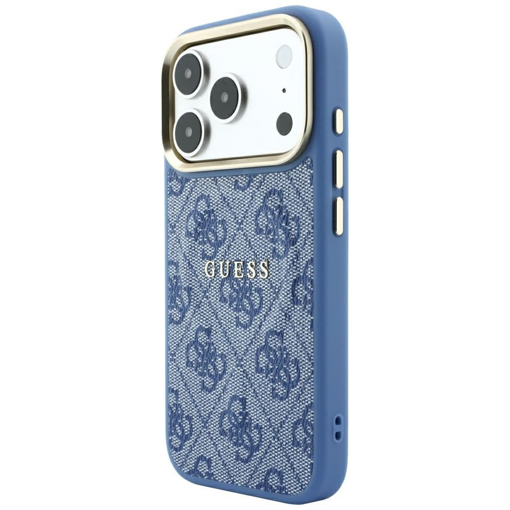 Guess Embossed 4G Classic MagSafe Case for iPhone 17 Pro Max / 18 Pro Max - Blue_1