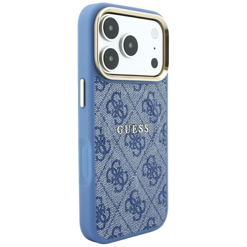 Guess Embossed 4G Classic MagSafe Case for iPhone 17 Pro Max / 18 Pro Max - Blue_3