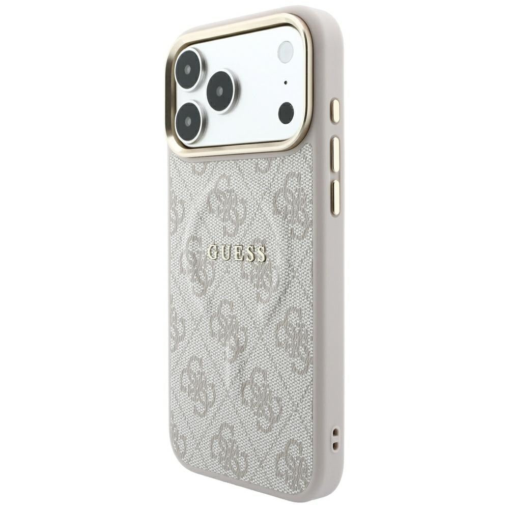 Guess Embossed 4G Classic MagSafe Case for iPhone 17 Pro Max / 18 Pro Max - Pink_1