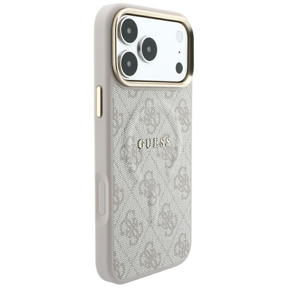 Guess Embossed 4G Classic MagSafe Case for iPhone 17 Pro Max / 18 Pro Max - Pink_3