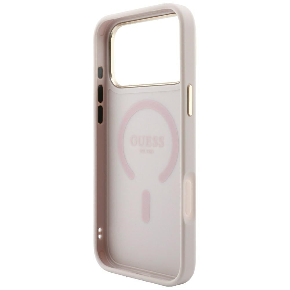 Guess Embossed 4G Classic MagSafe Case for iPhone 17 Pro Max / 18 Pro Max - Pink_6