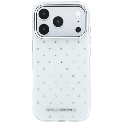 Karl Lagerfeld IML Rhinestones Allover and Electroplated Logo Case for iPhone 17 Pro / 18 Pro - White_2