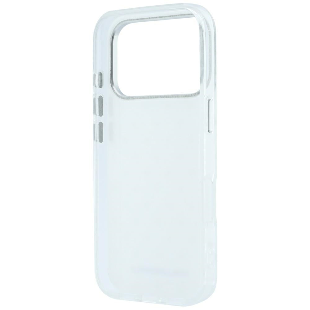 Karl Lagerfeld IML Rhinestones Allover and Electroplated Logo Case for iPhone 17 Pro / 18 Pro - White_6