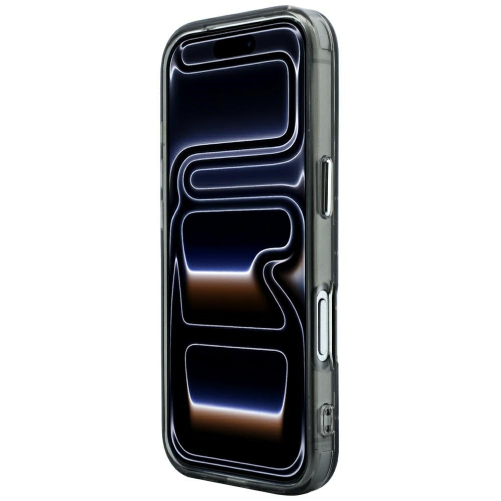 Karl Lagerfeld IML Rhinestones Allover and Electroplated Logo Case for iPhone 17 Pro Max / 18 Pro Max - Black_4