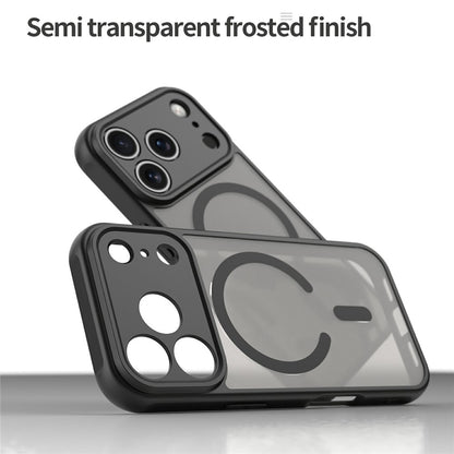 iPhone 18 Pro / 17 Pro PC TPU Magnetic Matte Case, Drop-Resistant - Black_2
