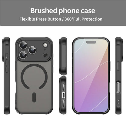 iPhone 18 Pro / 17 Pro PC TPU Magnetic Matte Case, Drop-Resistant - Black_6