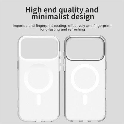 For iPhone 18 Pro / 17 Pro Magnetic Case Anti Drop Hybrid Phone Back Cover - White_2