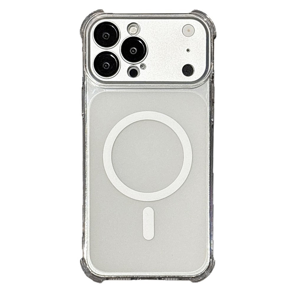 iPhone 18 Pro Max / 17 Pro Max Magnetic TPU Case with Detachable Camera Cover - Transparent_0