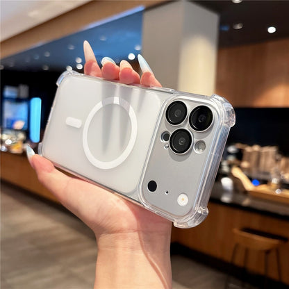 iPhone 18 Pro Max / 17 Pro Max Magnetic TPU Case with Detachable Camera Cover - Transparent_2