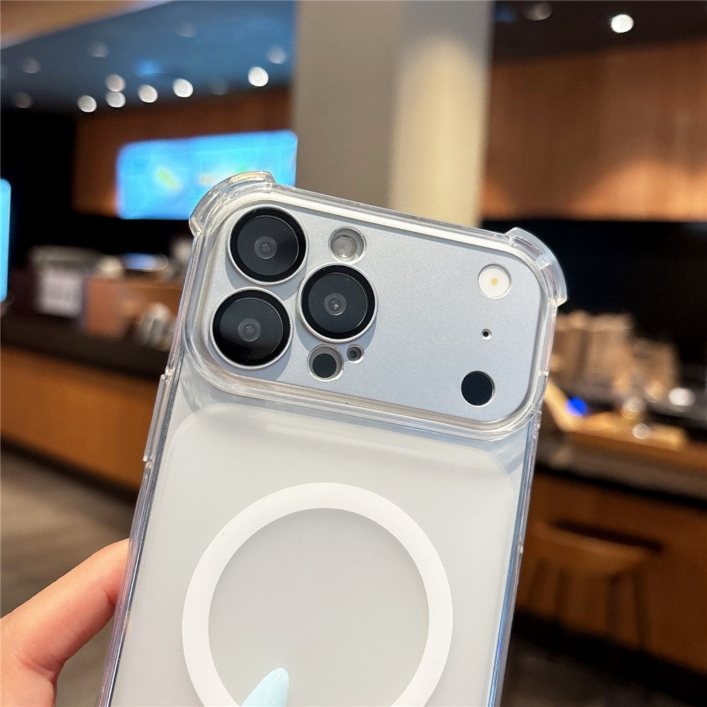 iPhone 18 Pro Max / 17 Pro Max Magnetic TPU Case with Detachable Camera Cover - Transparent_3