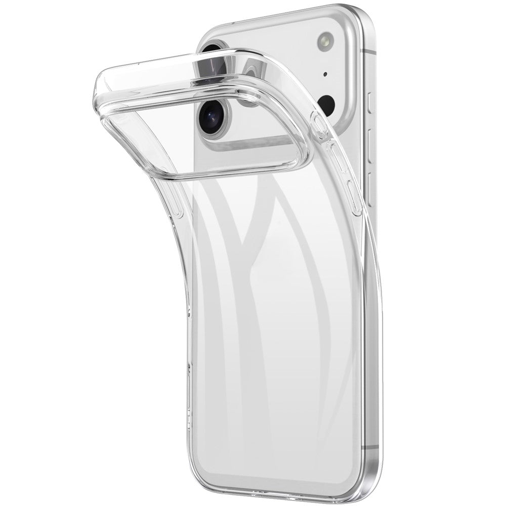 iPhone 18 Pro / 17 Pro Anti-Fingerprint TPU Case - Transparent_0