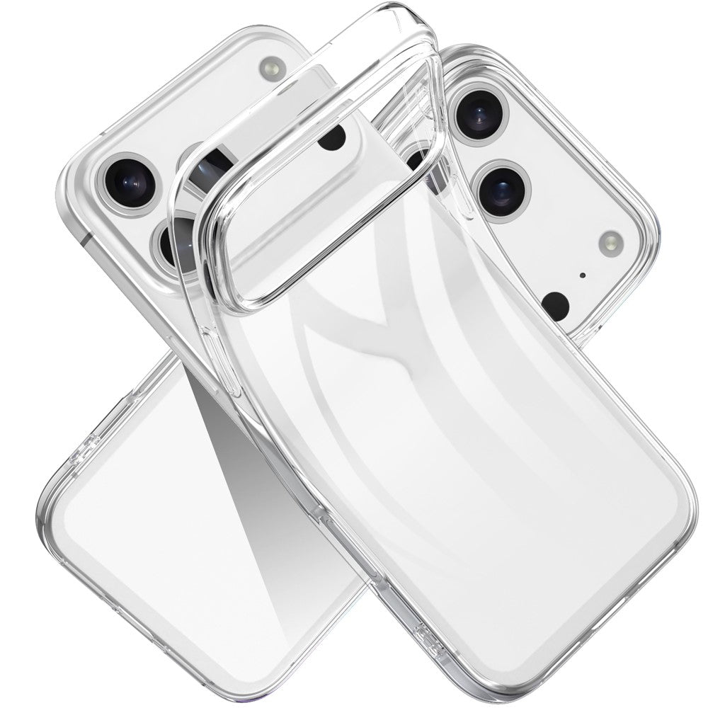 iPhone 18 Pro / 17 Pro Anti-Fingerprint TPU Case - Transparent_2