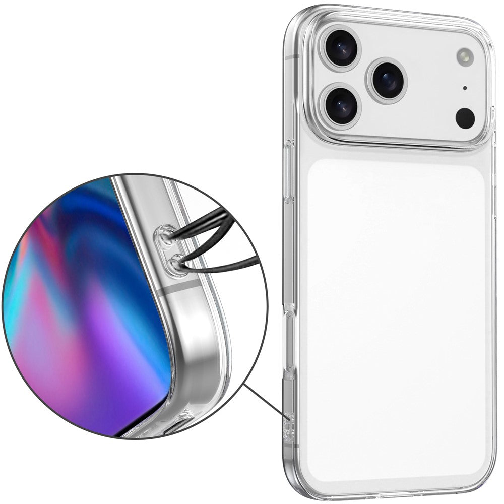 iPhone 18 Pro Max / 17 Pro Max Anti-Fingerprint TPU Case - Transparent_3