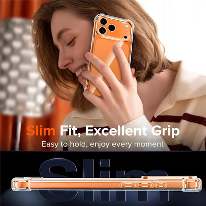 Hybrid Acrylic TPU Case iPhone 18 Pro / 17 Pro with Camera Protection - Transparent_2
