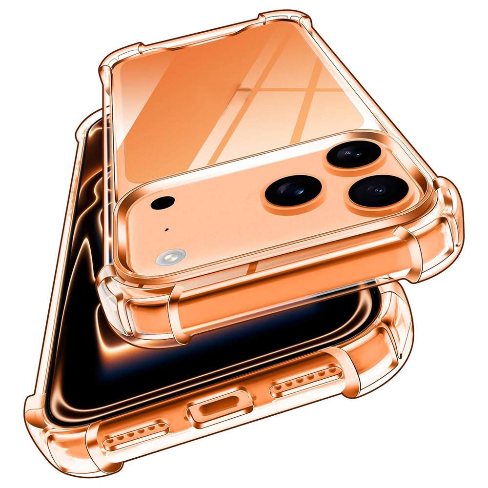 Hybrid Acrylic TPU Case iPhone 18 Pro Max / 17 Pro Max with Camera Protection - Transparent_0