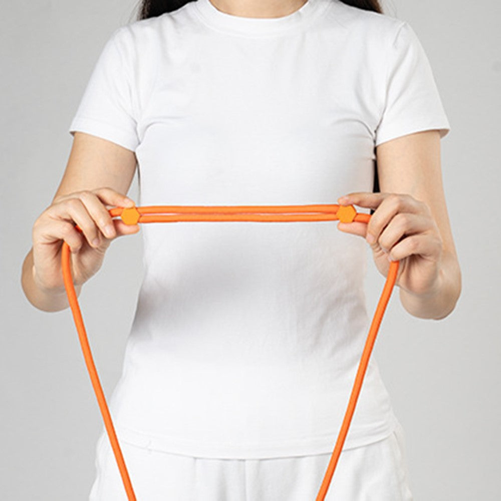 150 cm adjustable neck and shoulder strap with steel plate - orange_6