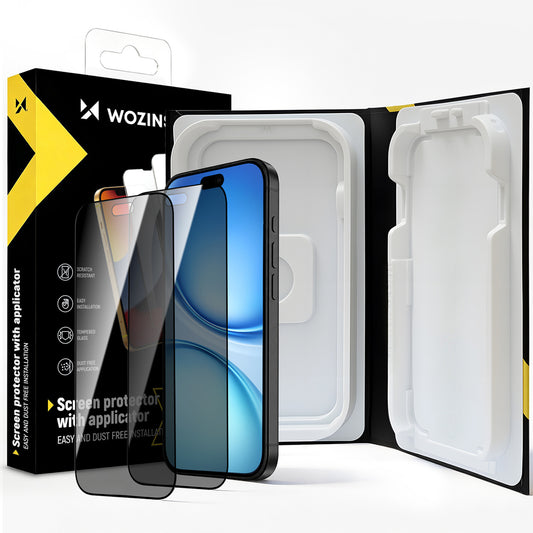 Wozinsky EasyFit Privacy Glass screen protector for iPhone 18 Pro Max - 2 pcs._0