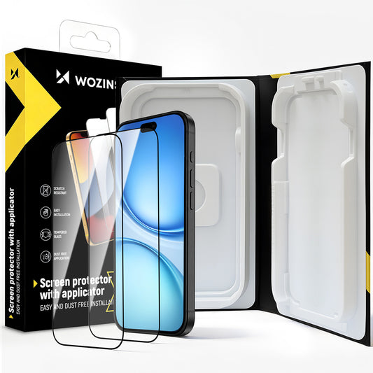 Wozinsky EasyFit Clear Glass tempered glass for iPhone 17 / 16 Pro - 2 pcs._0