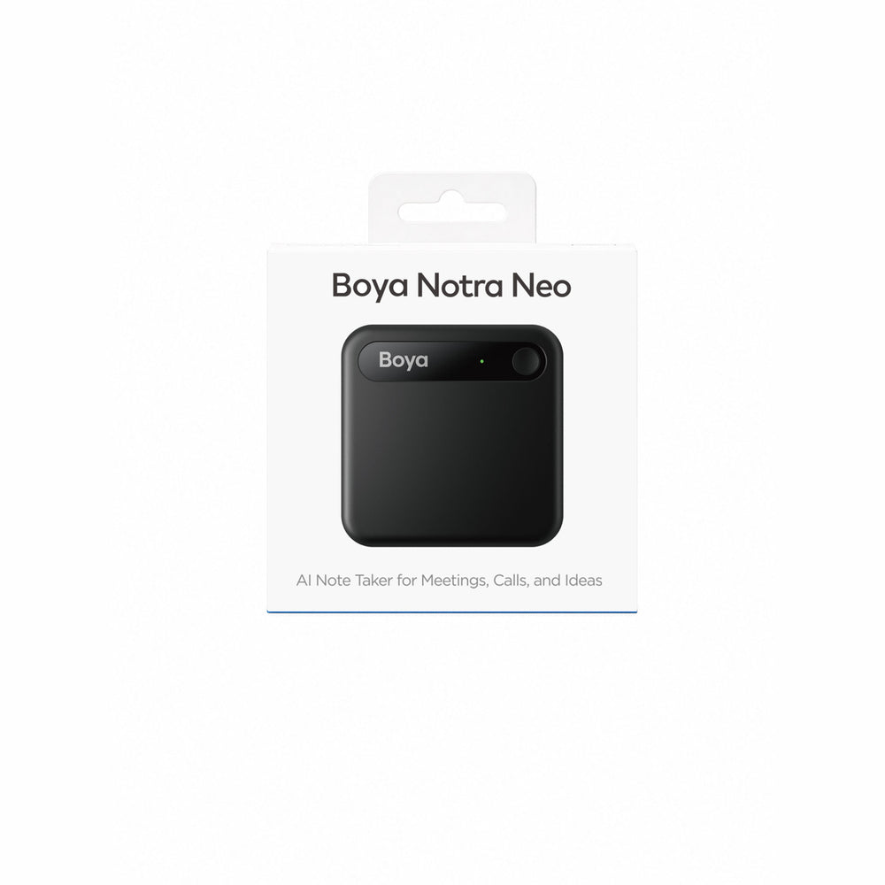BOYA Notra Neo Voice Recorder with AI Transcription - Black_11