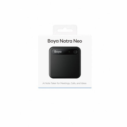 BOYA Notra Neo Voice Recorder with AI Transcription - Black_11