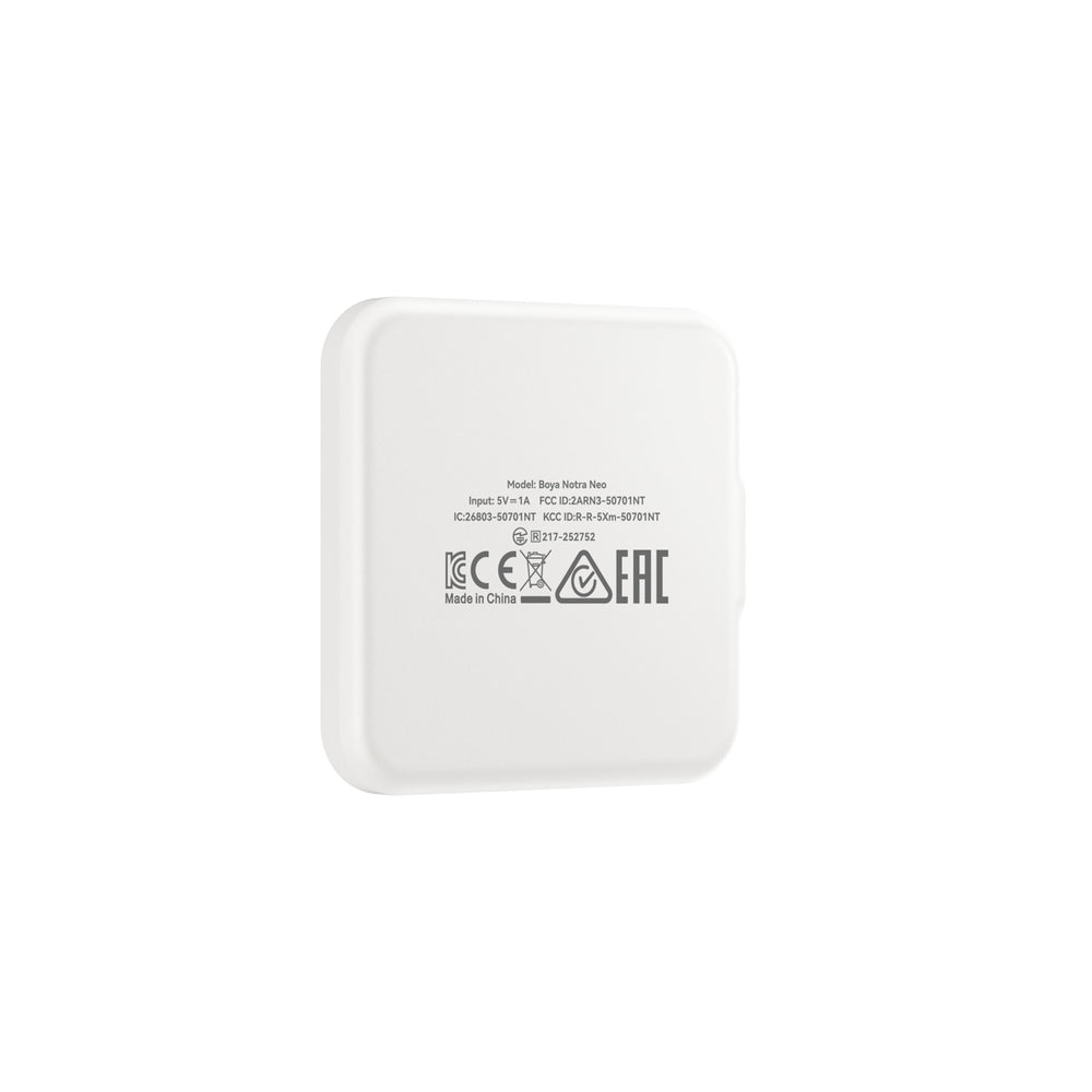 BOYA Notra Neo Voice Recorder with AI Transcription - White_3