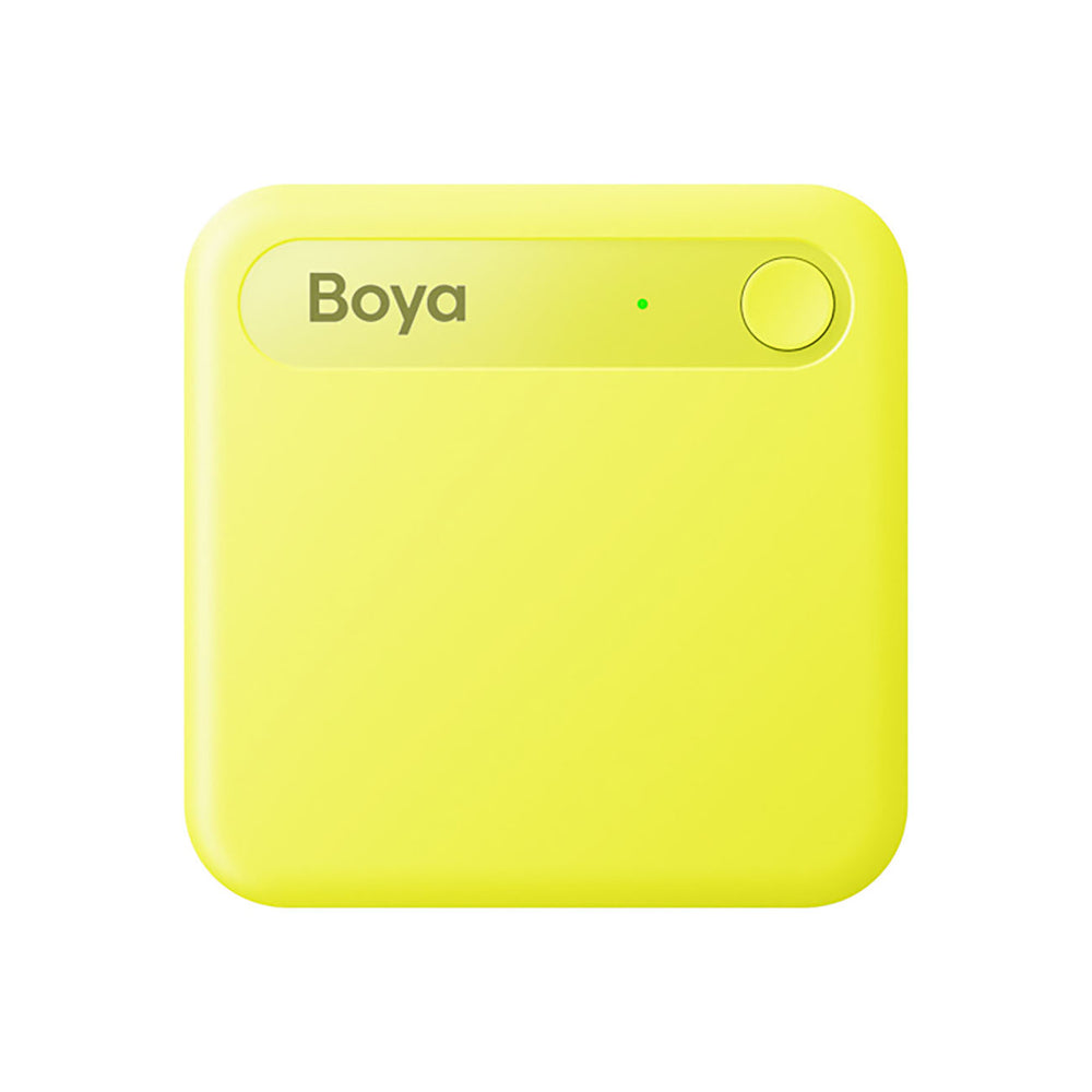 BOYA Notra Neo Voice Recorder with AI Transcription - Yellow_0