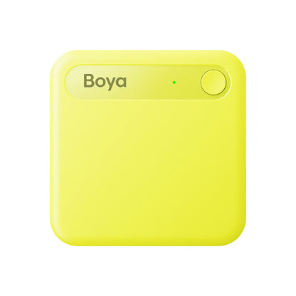BOYA Notra Neo Voice Recorder with AI Transcription - Yellow_0