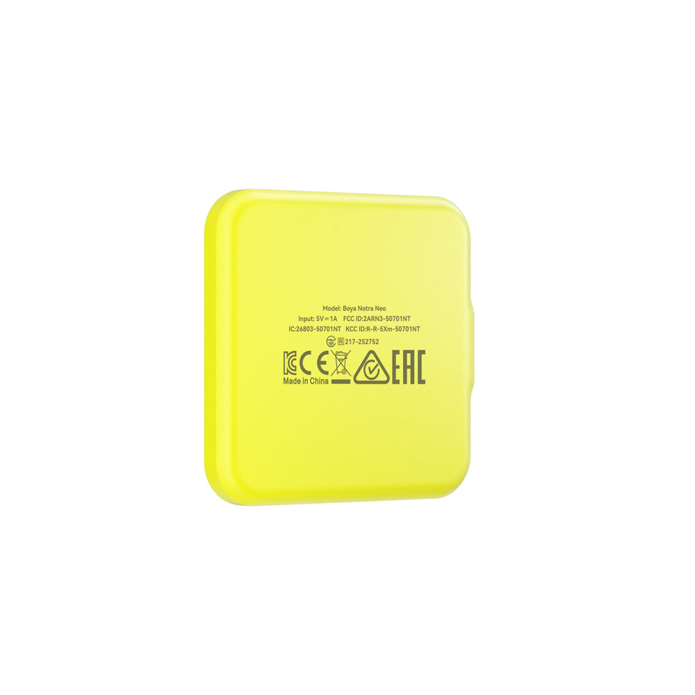 BOYA Notra Neo Voice Recorder with AI Transcription - Yellow_4