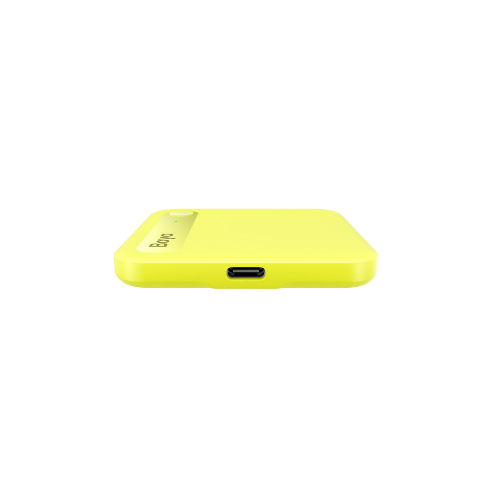 BOYA Notra Neo Voice Recorder with AI Transcription - Yellow_9