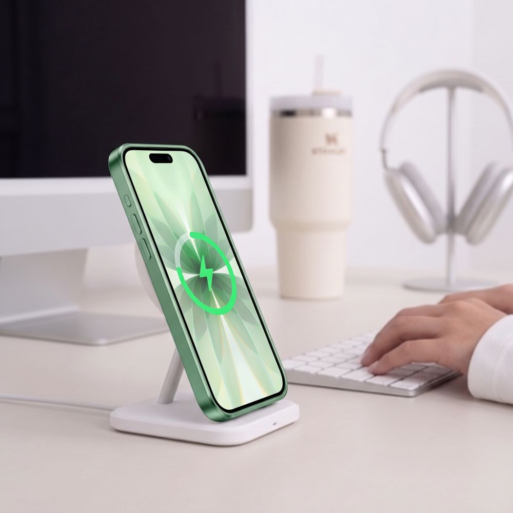 Tech-Protect MagFlex Case for iPhone 17 - Matte Green_4