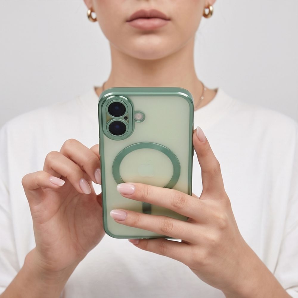 Tech-Protect MagFlex Case for iPhone 17 - Matte Green_6