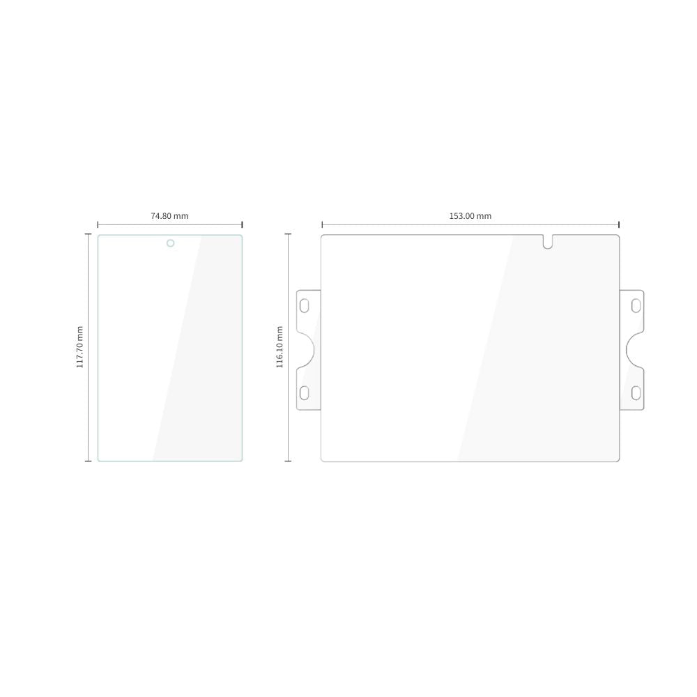 Tech-Protect Glass Fit+ 2-Pack tempered glass + Tech-Protect Hydro Flex+ 2-Pack hydrogel film - transparent_1