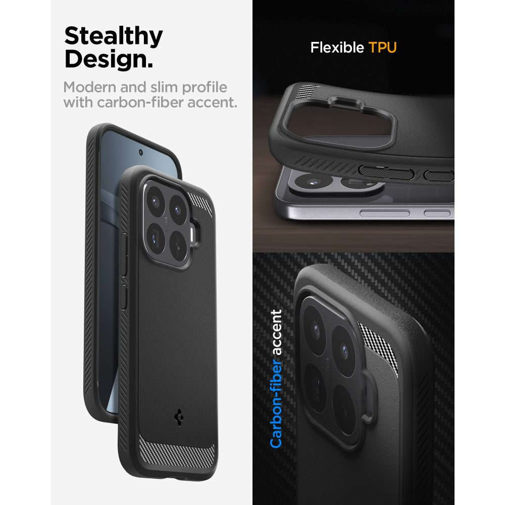 Spigen Rugged Armor Case for Xiaomi 17T - Matte Black_10