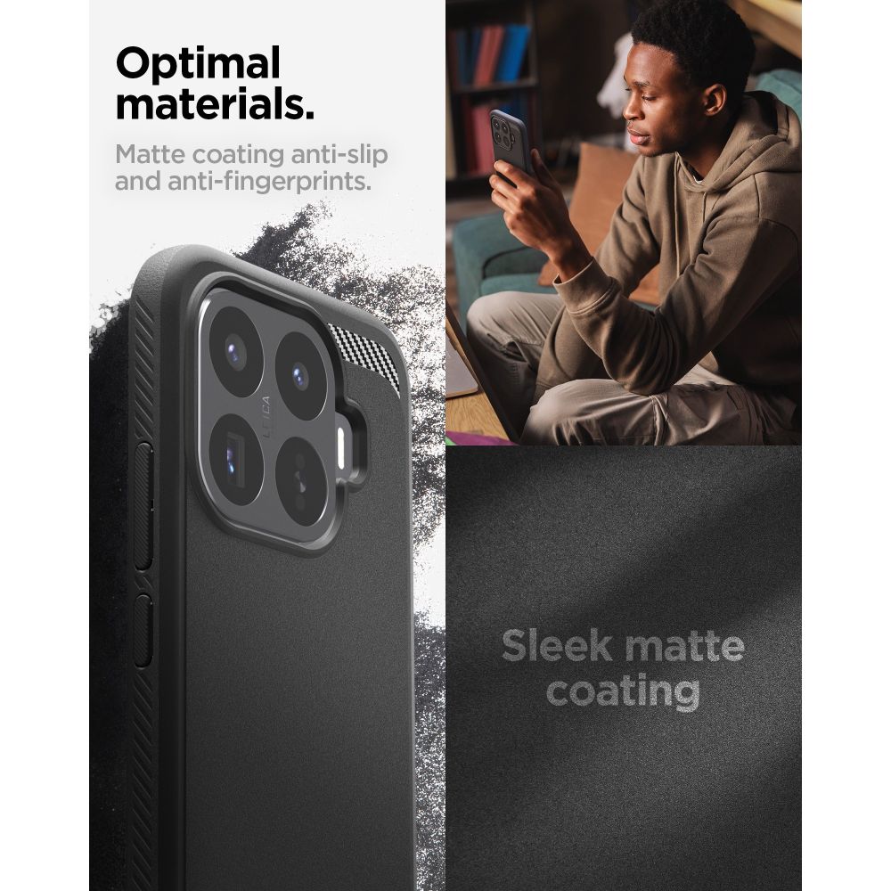 Spigen Rugged Armor Case for Xiaomi 17T - Matte Black_8