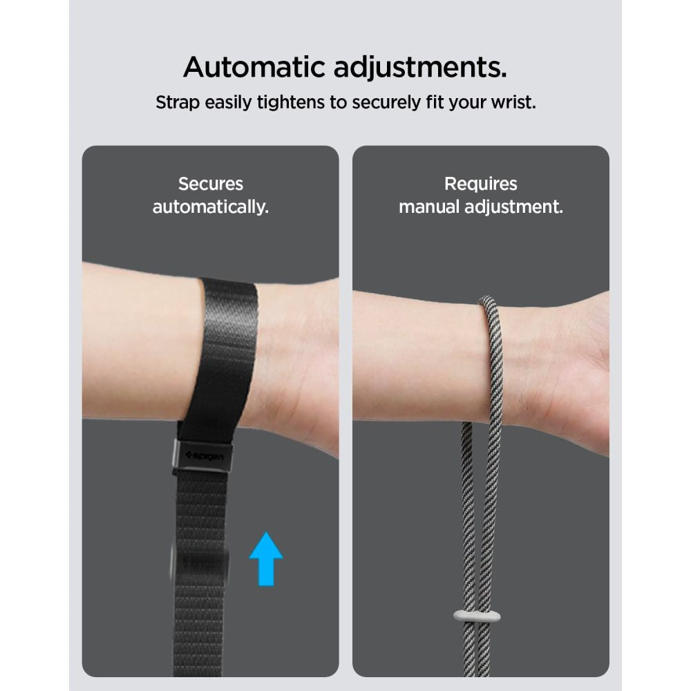 Spigen Universal Adjustable Lanyard Strap Wrist for Phone - Black_9