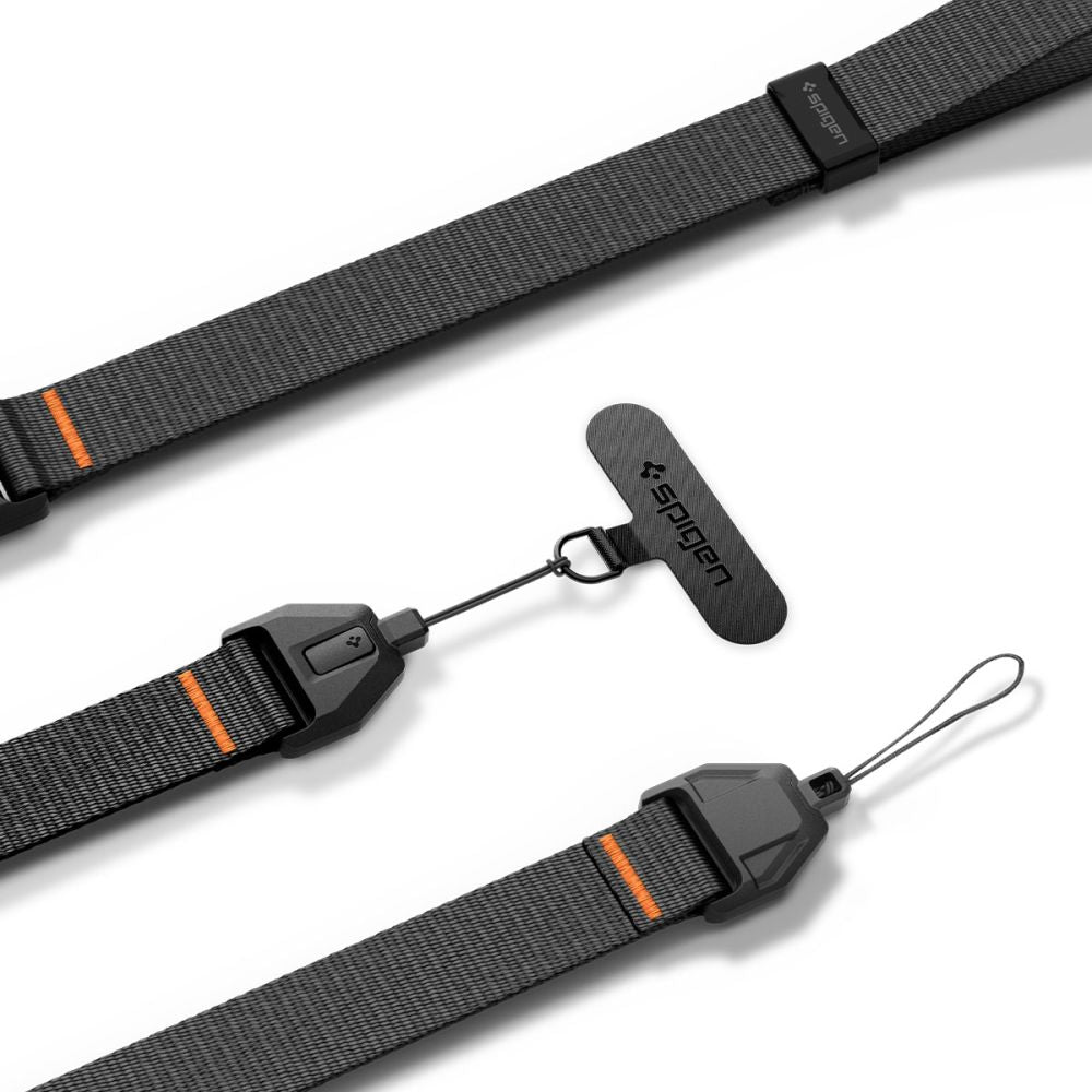 Spigen Universal Adjustable Lanyard Strap Wrist for Phone - Black_4
