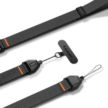 Spigen Universal Adjustable Lanyard Strap Wrist for Phone - Black_4