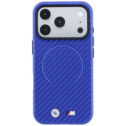 BMW M Carbon Printed Ring MagSafe Case for iPhone 17 Pro / 18 Pro - Blue_2